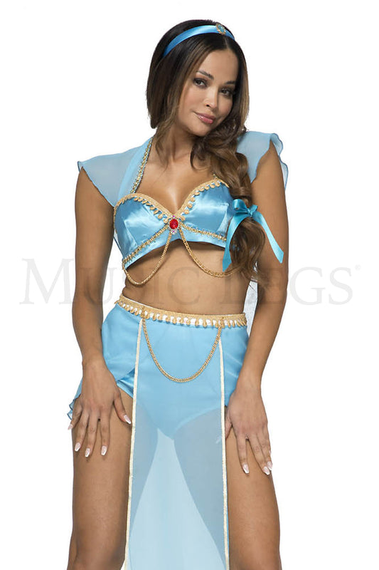 Blue Exotic Princess Costume