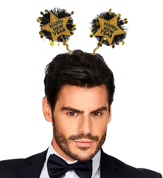 Gold Happy New Year Head Bopper