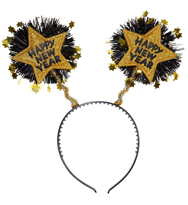 Gold Happy New Year Head Bopper