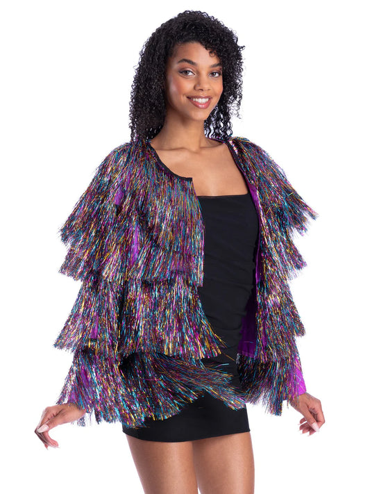 Rainbow Dreams Tinsel Festival Jacket COMING SOON