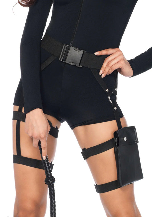 Multi Strap Garter Pocket Utility Belt