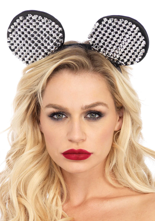 Studded Mouse Ears Headband