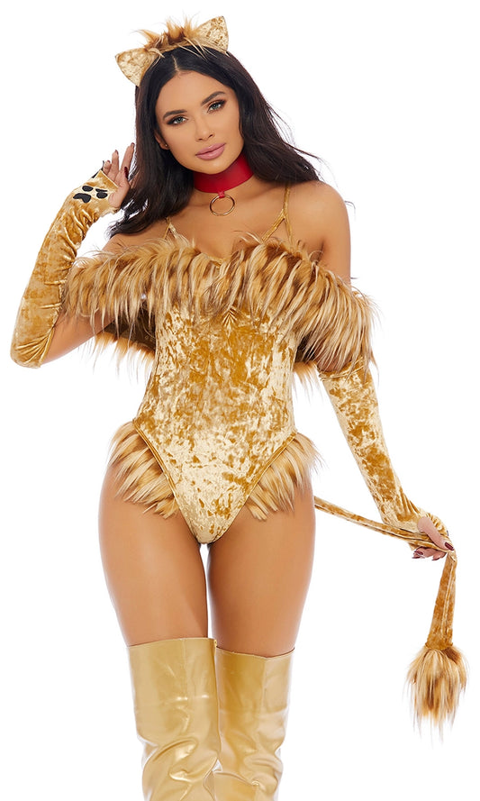 A Scaredy Lion Sexy Movie Character Halloween Costume