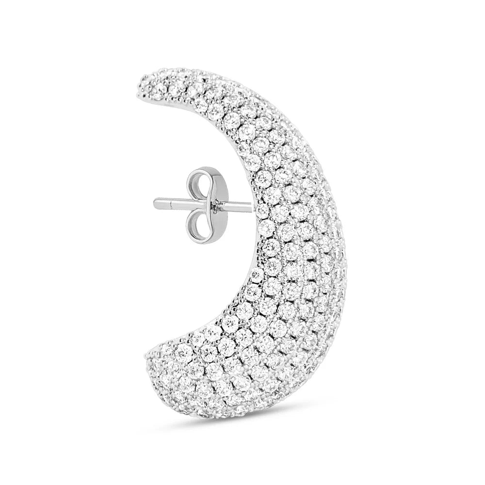 Billion Avenue Bulb Diamond Earstud - Silver (SINGLE)