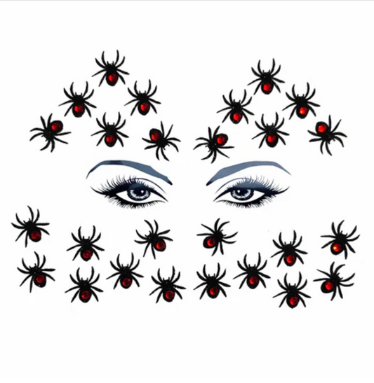 Neva Nude Black Widow Glitter Crystal Spider Body and Face Stix