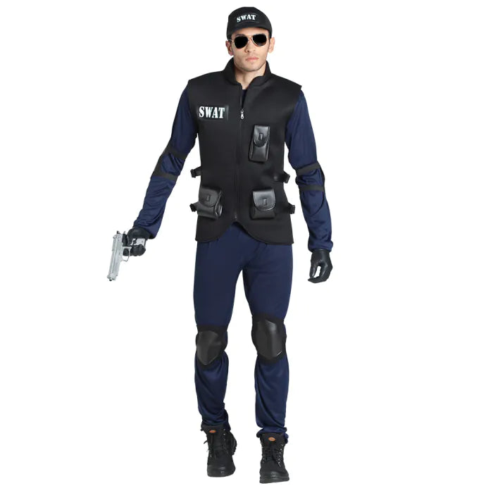 Mens SWAT Agent Costume