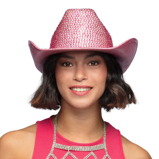 Pink Tomorrow Rhinestone Cowboy Hat