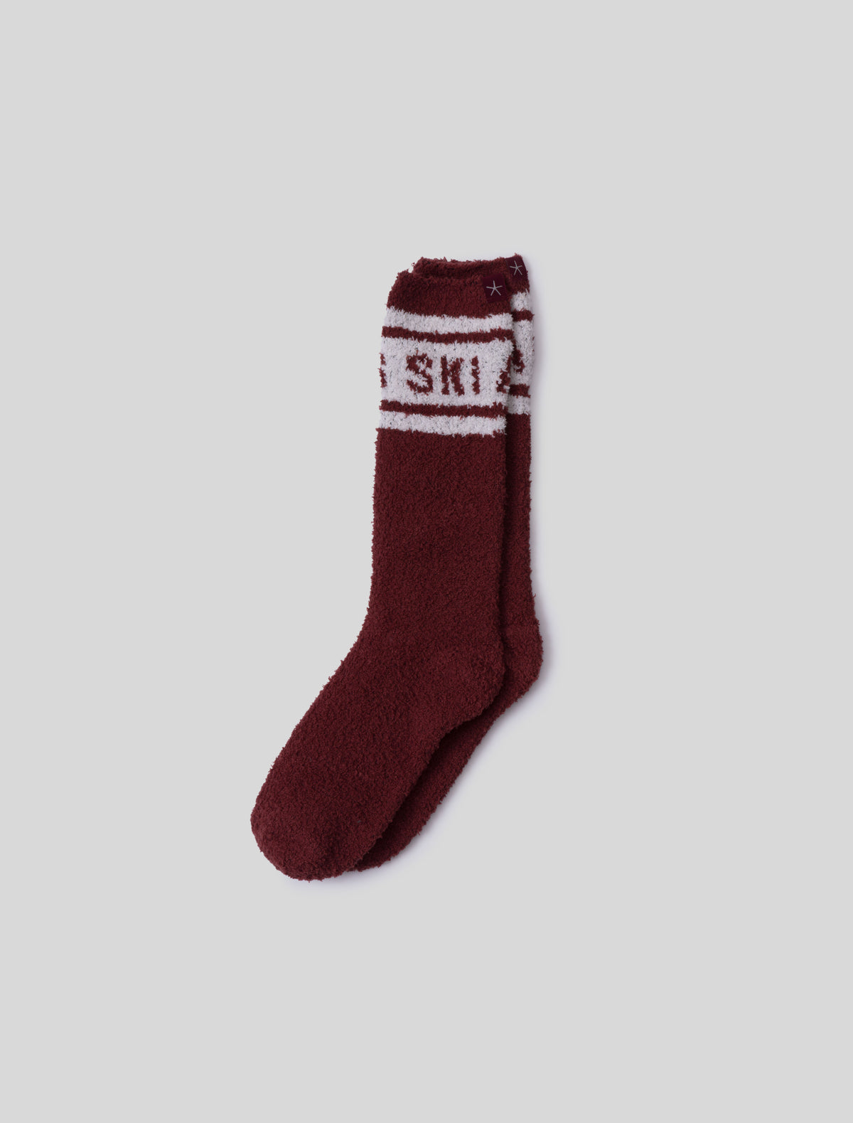 Crimson Cream Apres Ski Socks