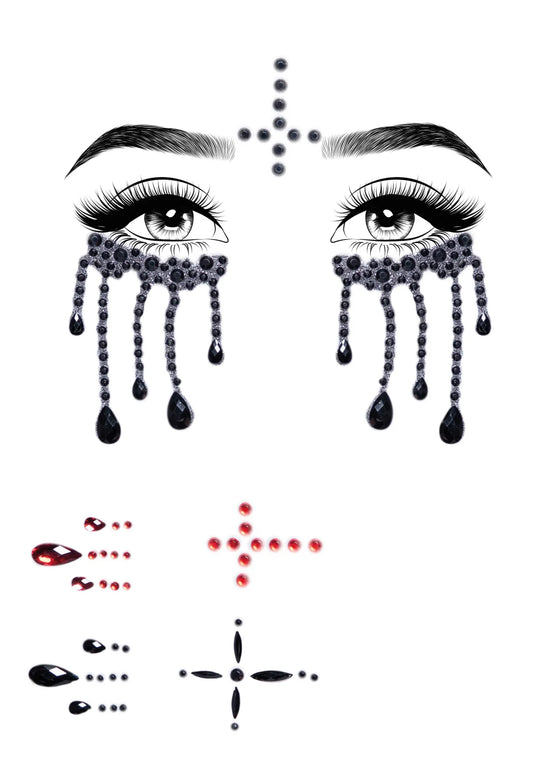 Possessed Adhesive Face Jewels