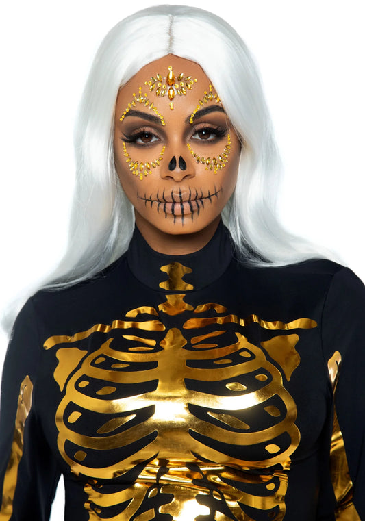 Sugar Skull Adhesive Face Jewels