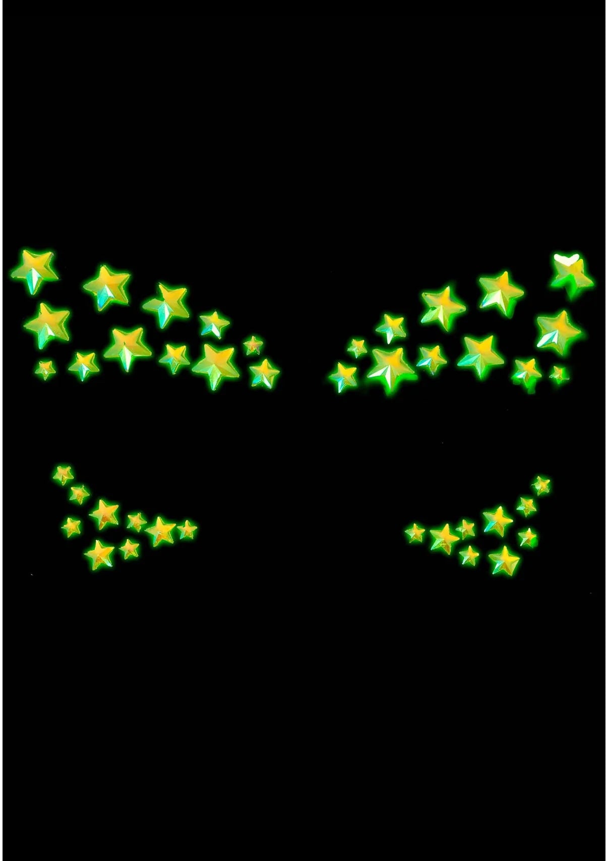 Celeste Glow in the Dark Face Gem Jewels