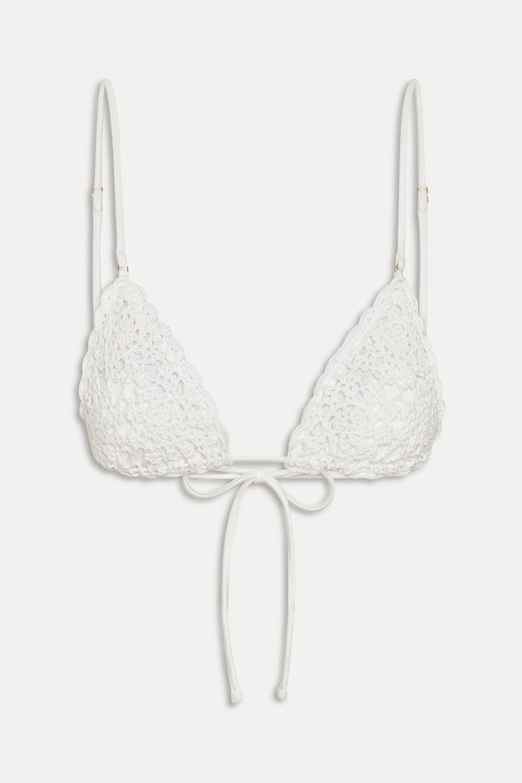 Frankies Bikinis Elena Crochet Bikini Top & Shelly Crochet Bikini Bottom - Marry Me