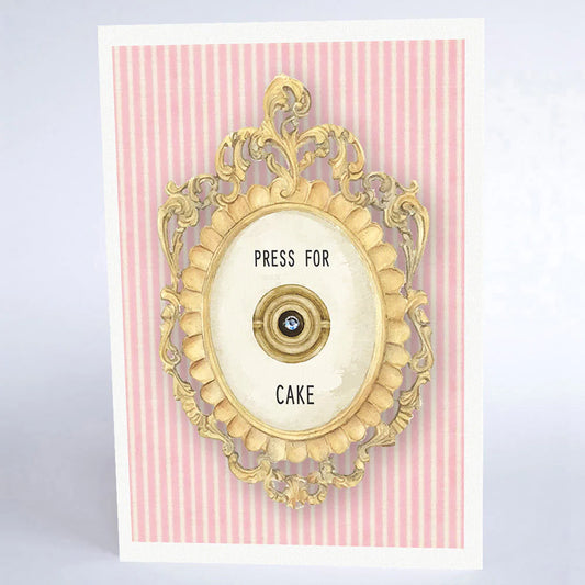 Press for Cake Birthday Greetings Card