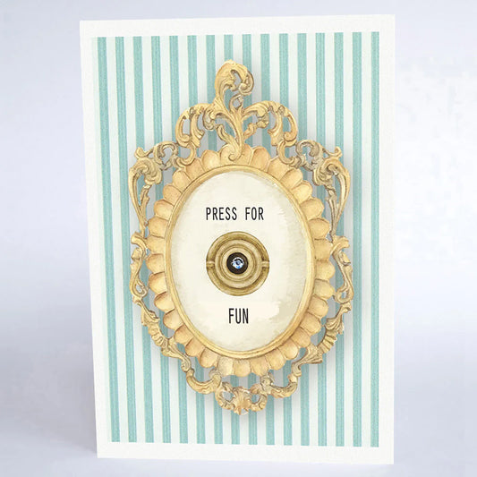 Press for Fun Birthday Greetings Card