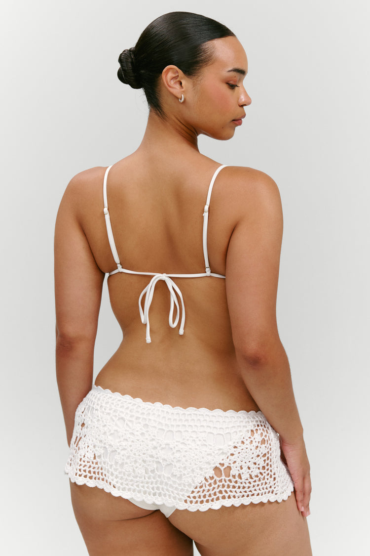 Frankies Bikinis Elena Crochet Bikini Top & Shelly Crochet Bikini Bottom - Marry Me