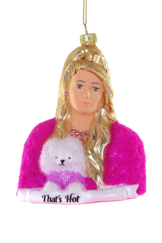 Paris Hilton That's Hot Christmas Ornament COMING SOON