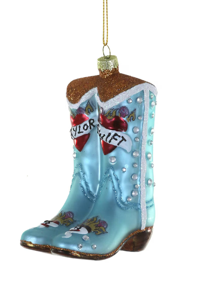 Taylor Swift Cowboy Boots Christmas Ornament COMING SOON