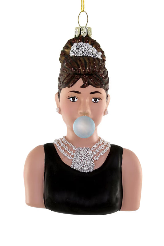 Audrey Hepburn Christmas Ornament COMING SOON