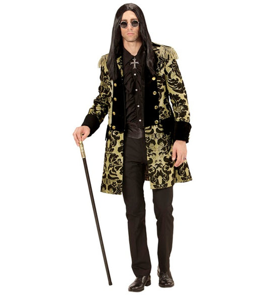 Gold Jacquard Parade Coat