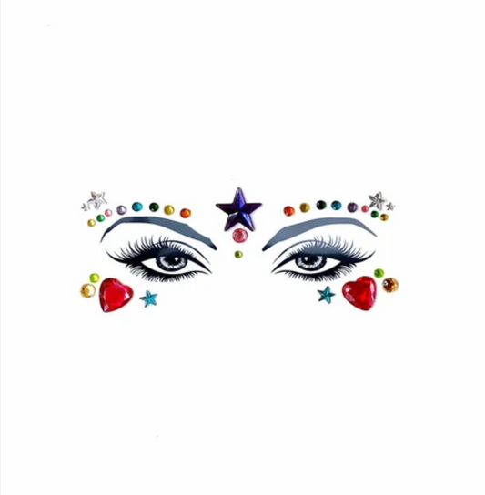 Galactic Goddess Crystal Jewel BodiStix In Your Face Edition