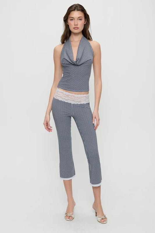 Frankies Bikinis Nikki Capri Pants - Midnight Wishes