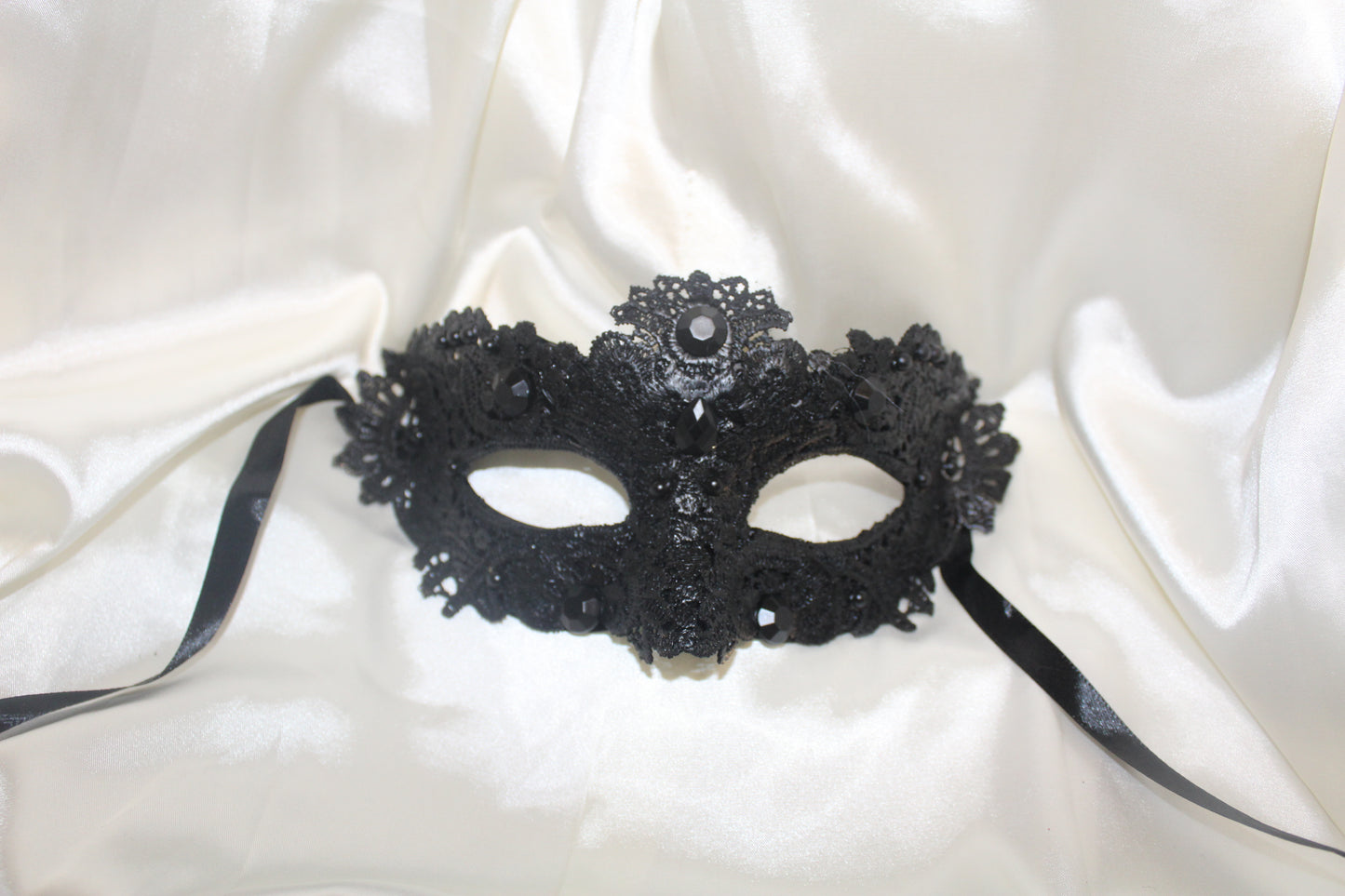 Black Baroque Masquerade Mask