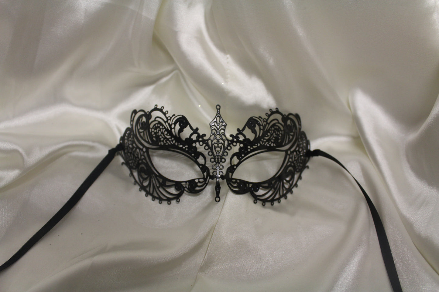 Black Metal Masquerade Mask