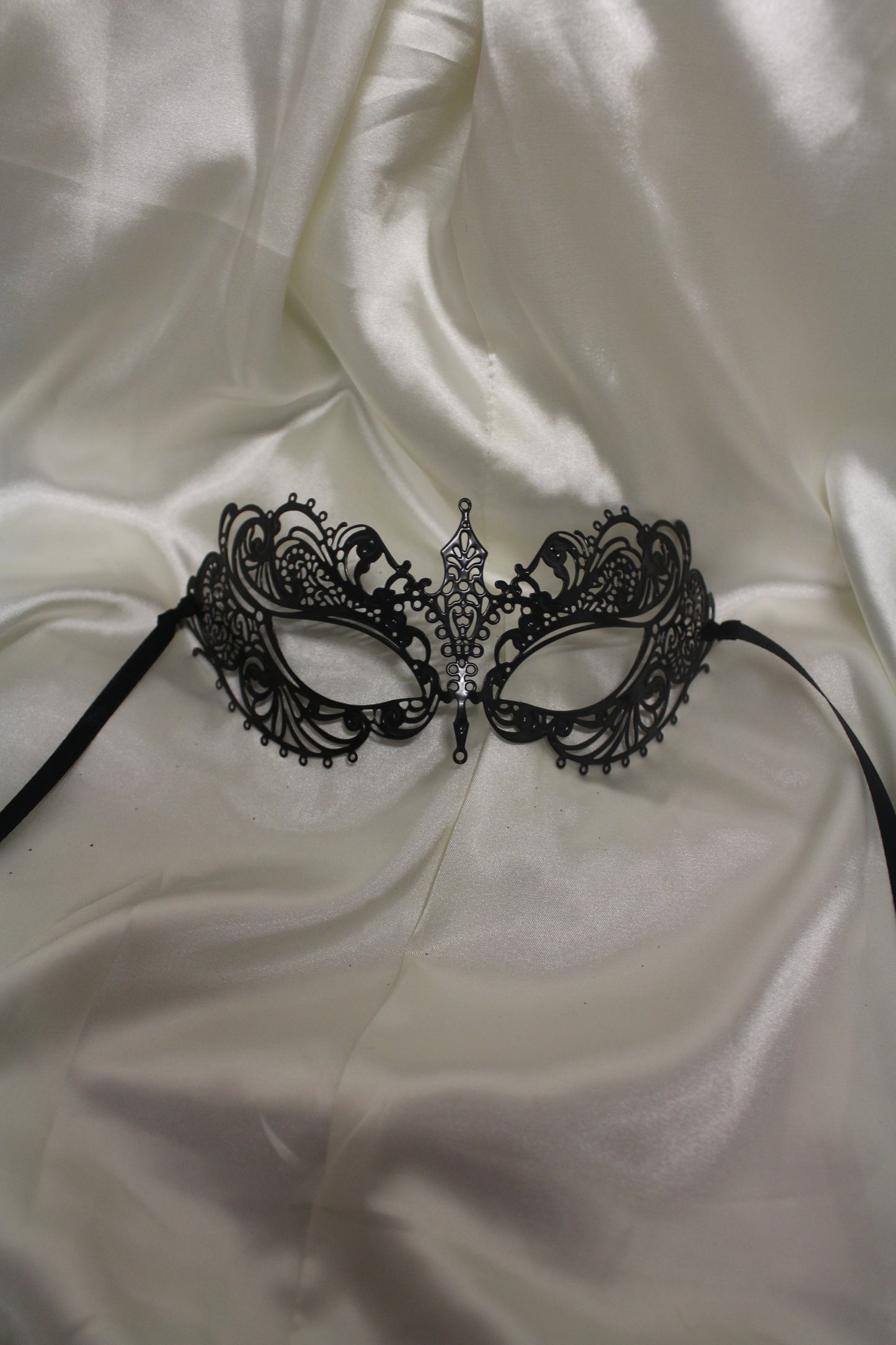 Black Metal Masquerade Mask