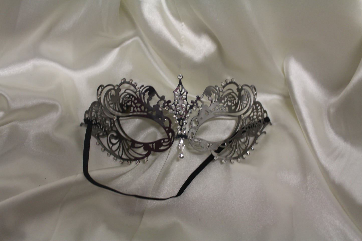 Silver Metal Masquerade Mask