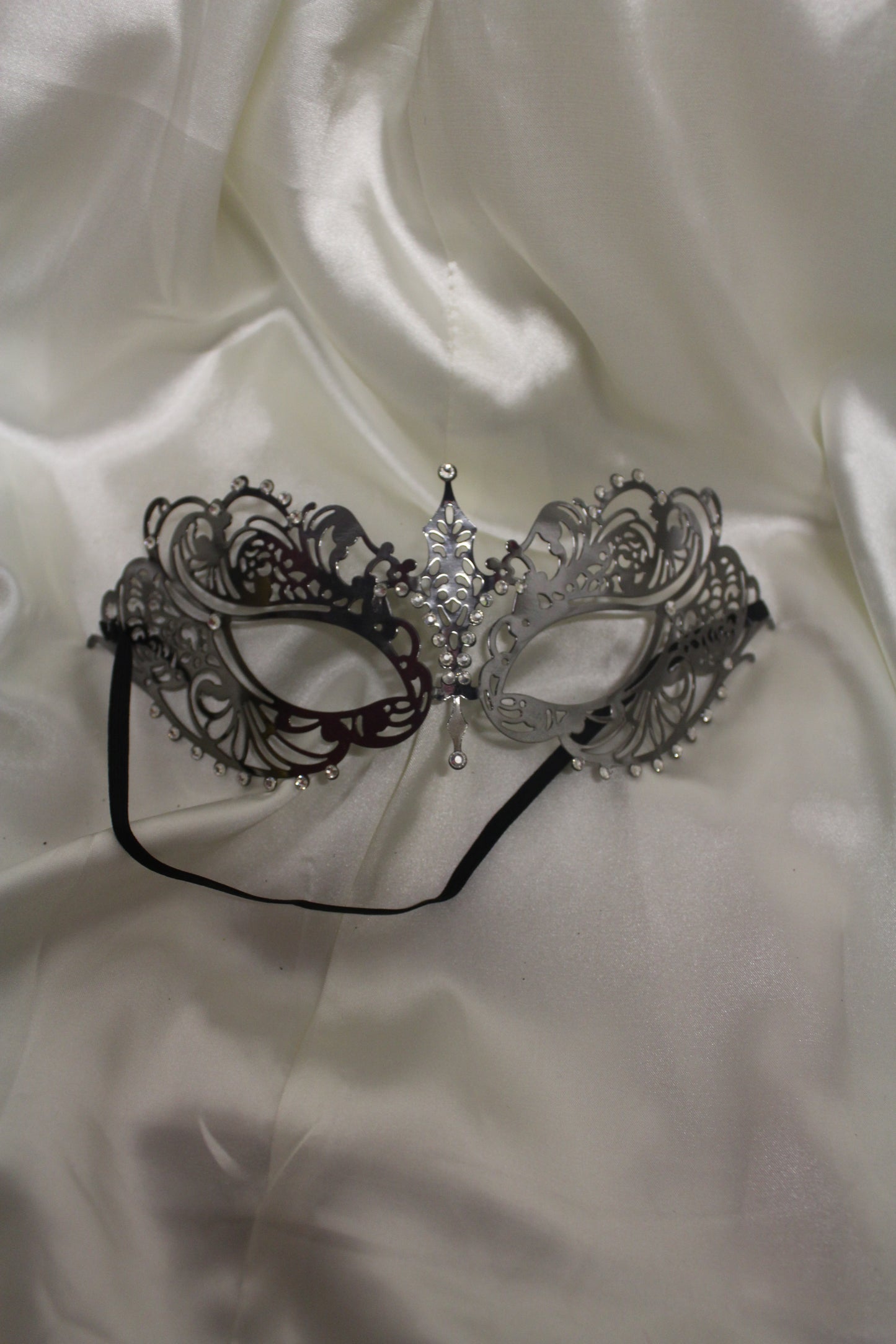 Silver Metal Masquerade Mask