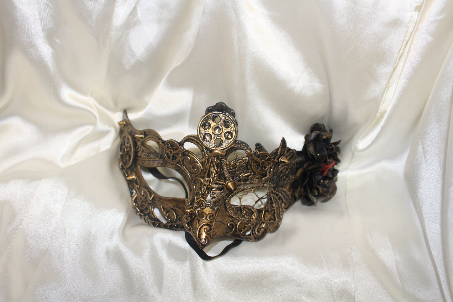 Gold Steampunk Masquerade Mask