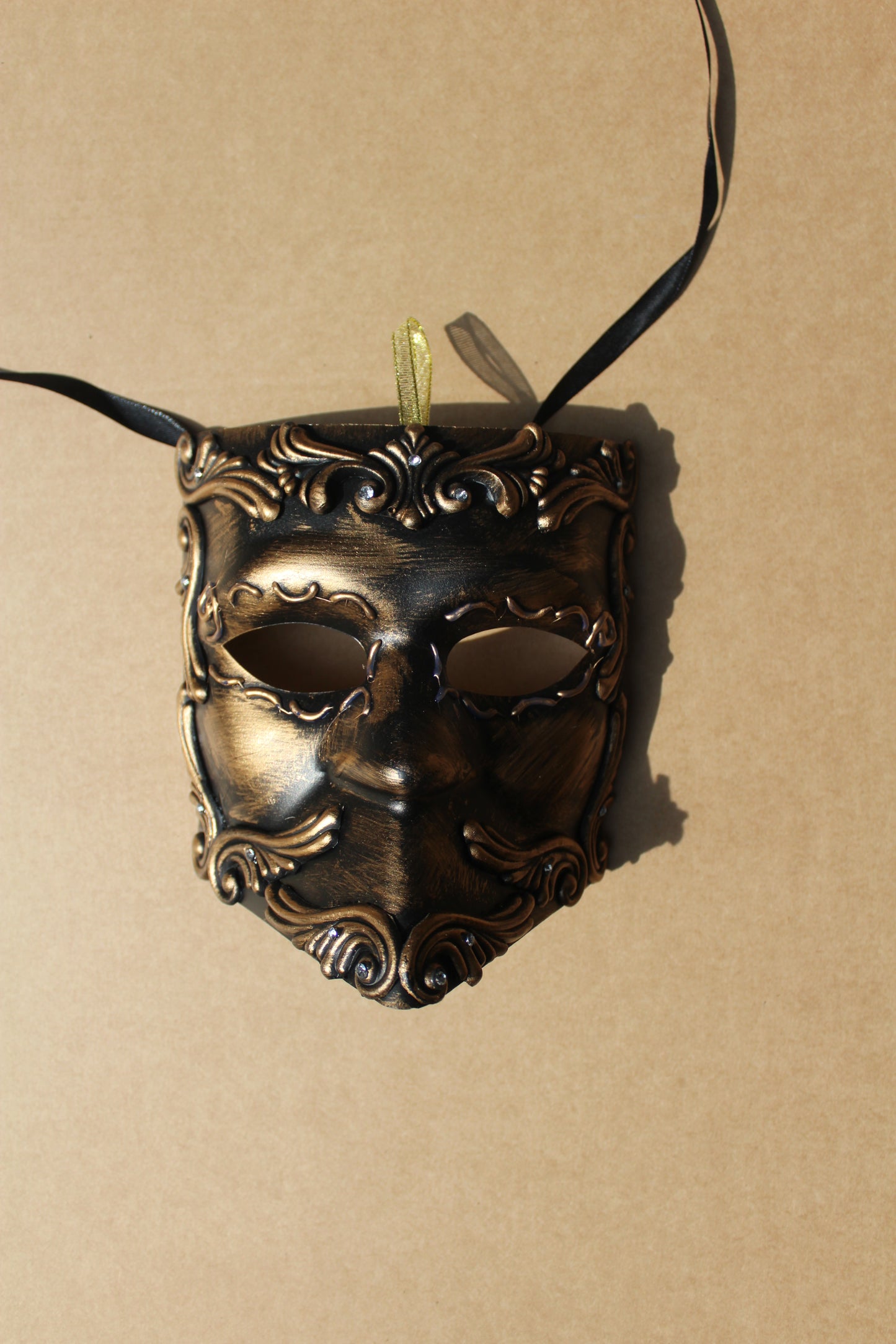 Bronze Greek God Masquerade Mask