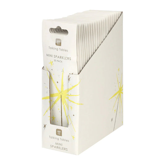 COMING SOON Luxe Yellow Mini Indoor Sparklers - IN STORE ONLY