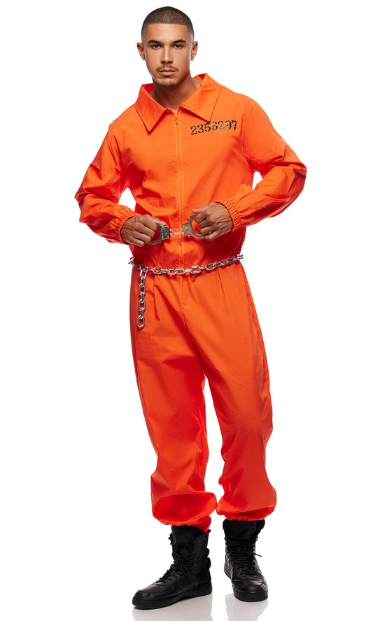 Lock it Down Men's Inmate Costume