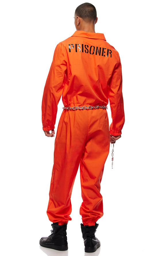 Lock it Down Men's Inmate Costume