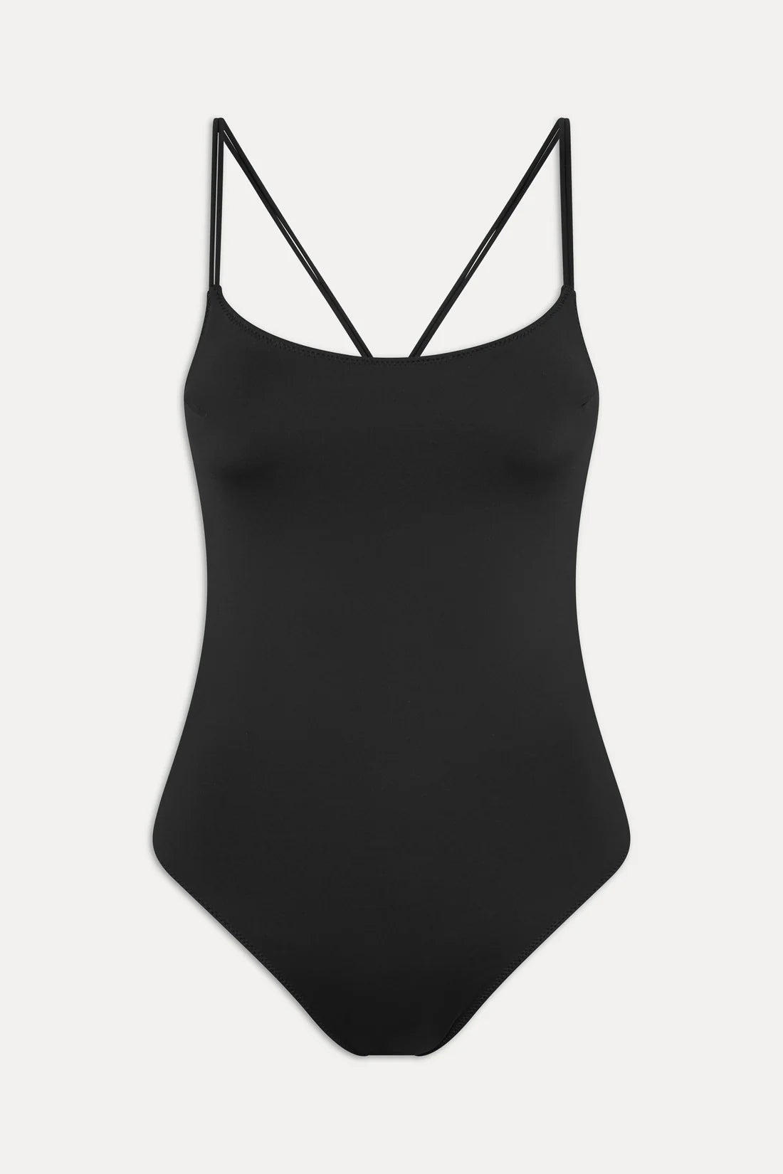 Frankies Bikinis x JENNIE Lotus One Piece Swimsuit - Black
