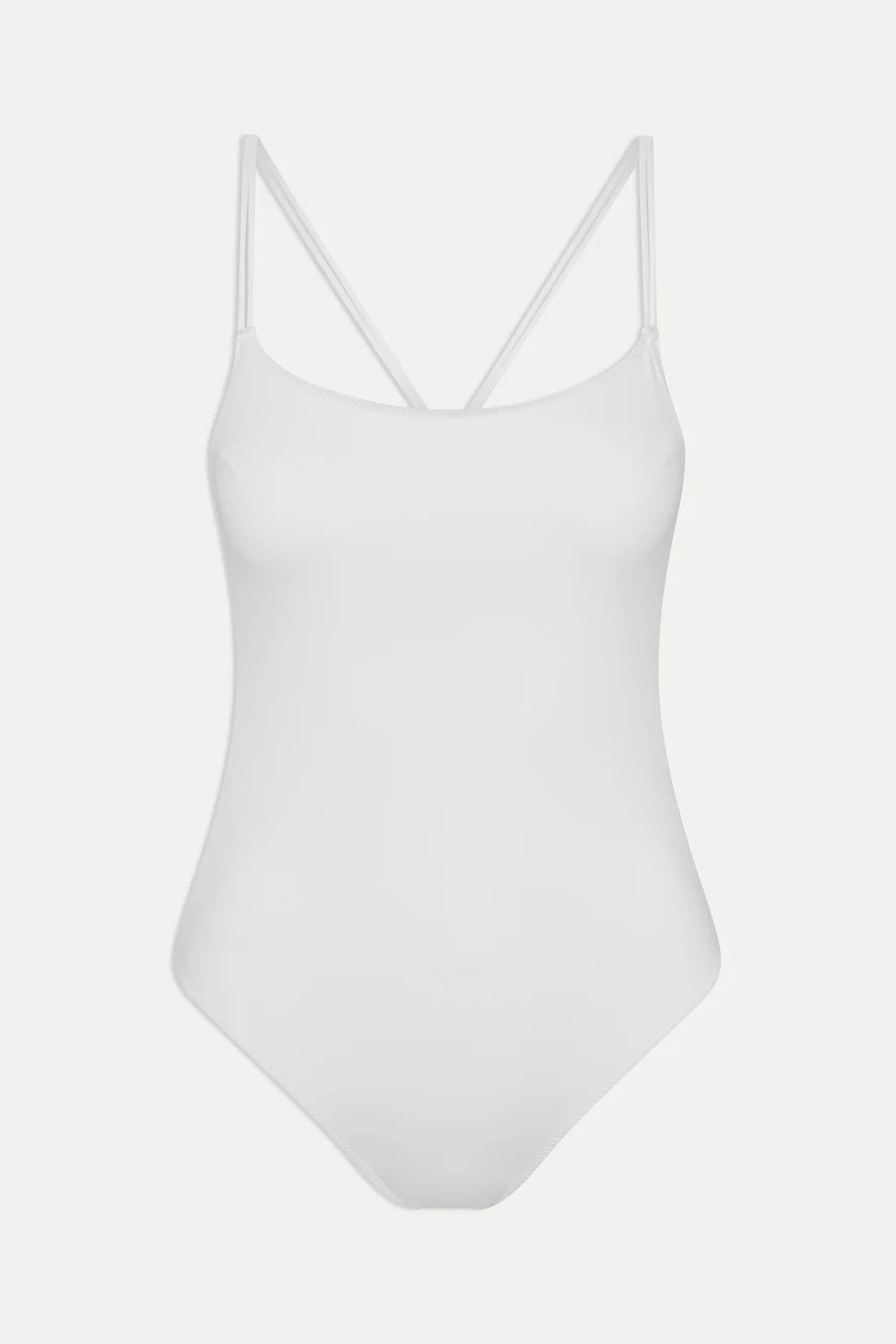 Frankies Bikinis x JENNIE Lotus One Piece Swimsuit - Optic White