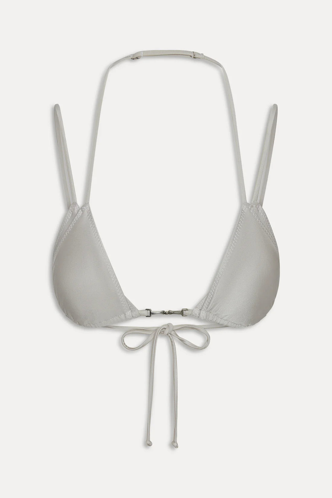 Frankies Bikinis x JENNIE Mabel Shine Bikini Top & Dove Shine Bottom - Moon