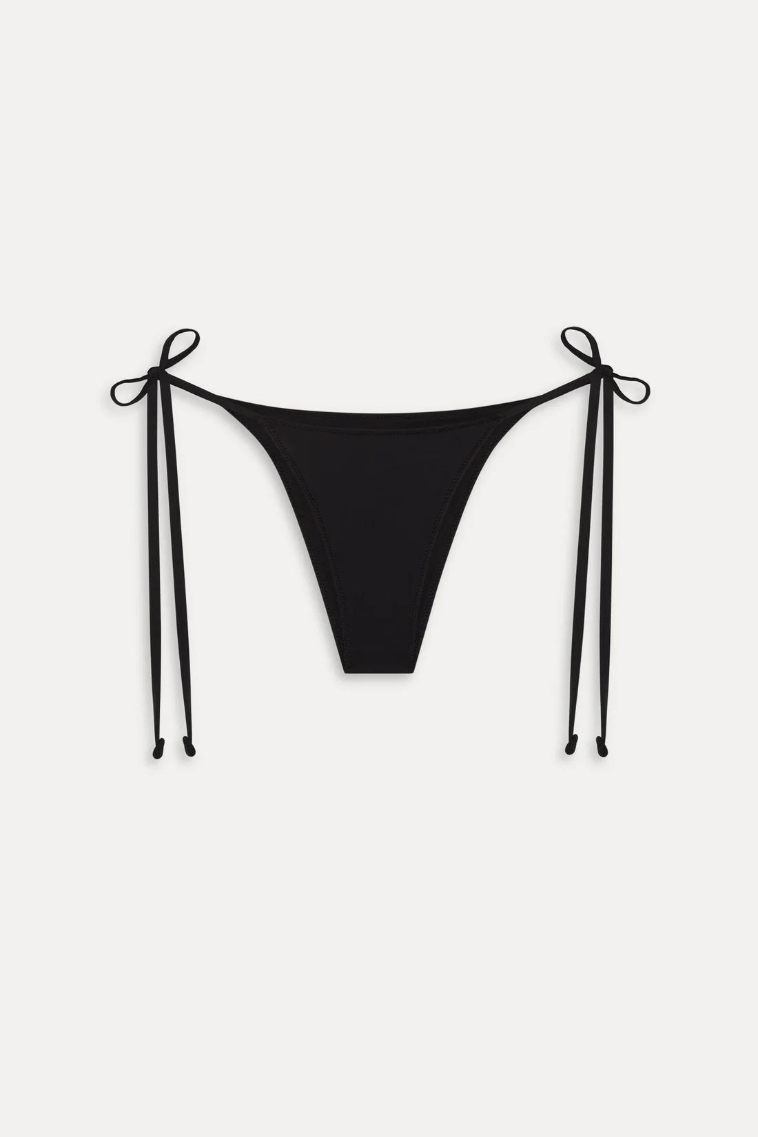 Frankies Bikinis Austin Ruffle Underwire Bikini Top & Mackenzie Cheeky String Bikini Bottom - Black