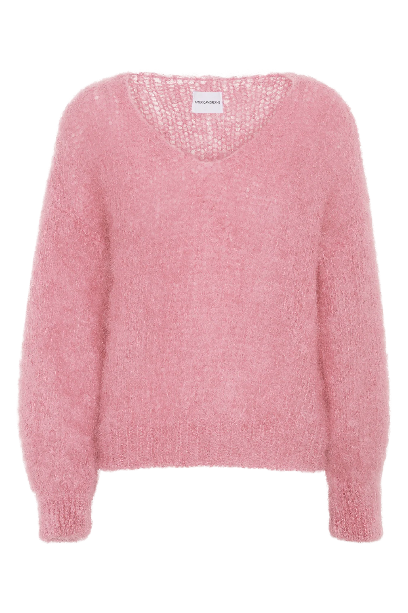American Dreams Milana Mohair Knit Jumper - Soft Berry