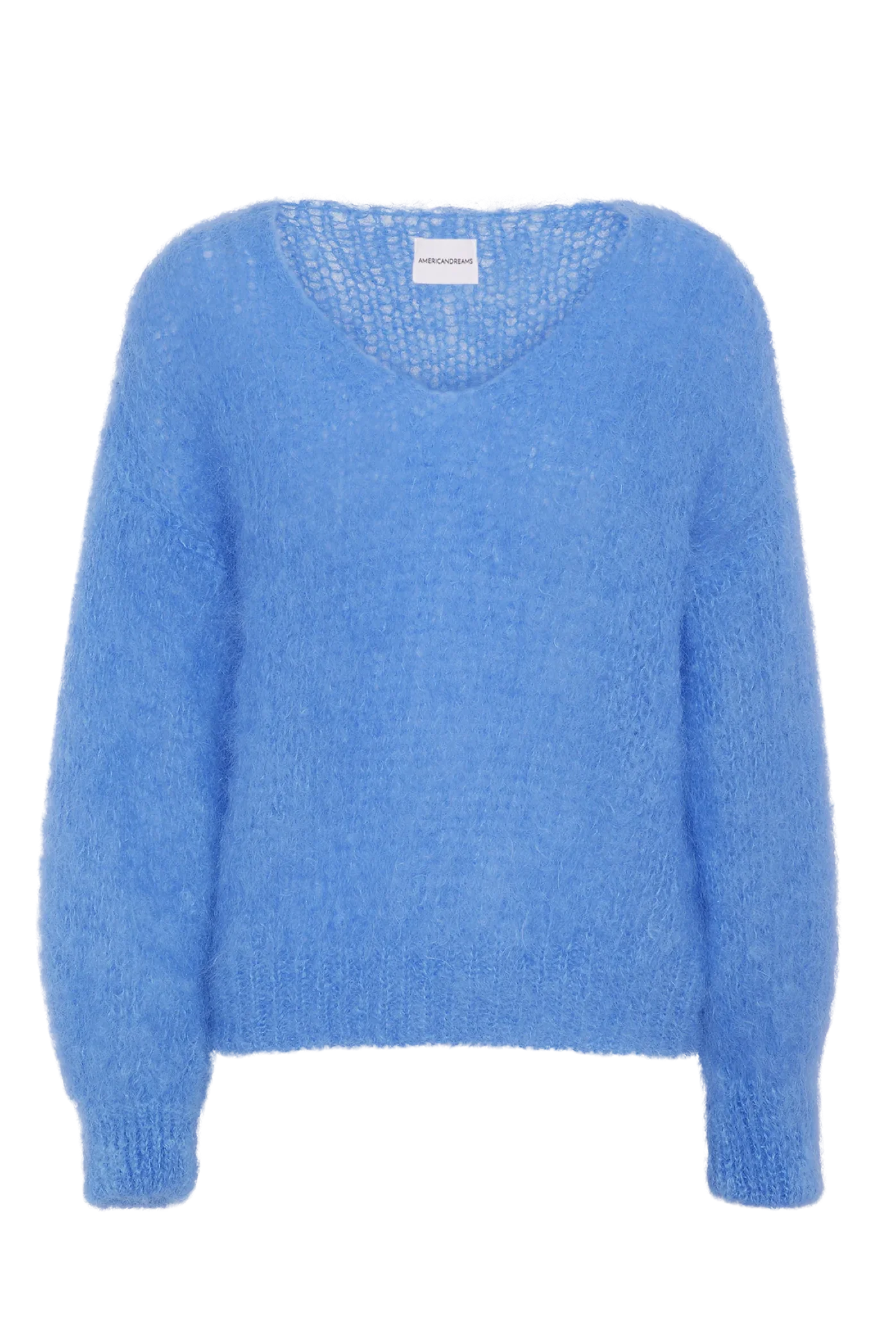 American Dreams Milana Mohair Knit Jumper - Sky Blue