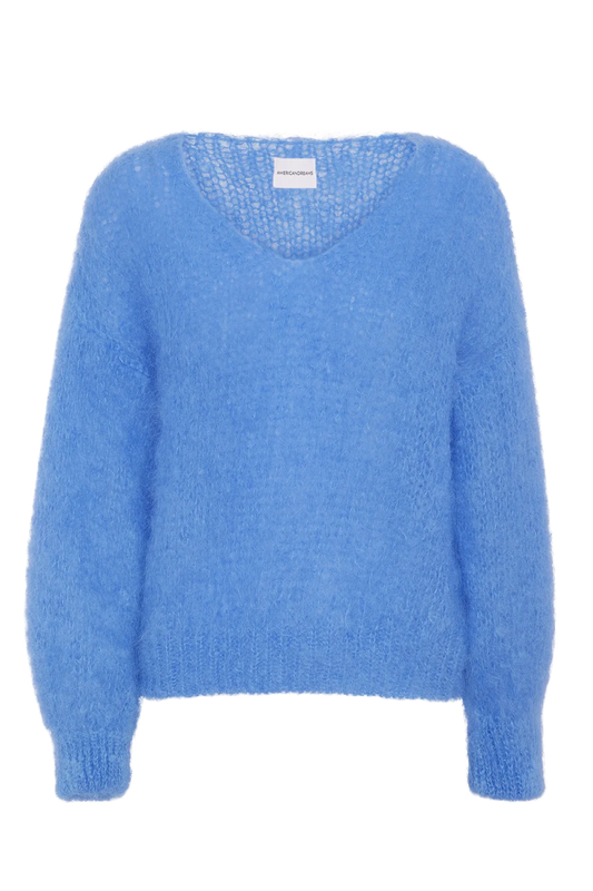 American Dreams Milana Mohair Knit Jumper - Sky Blue