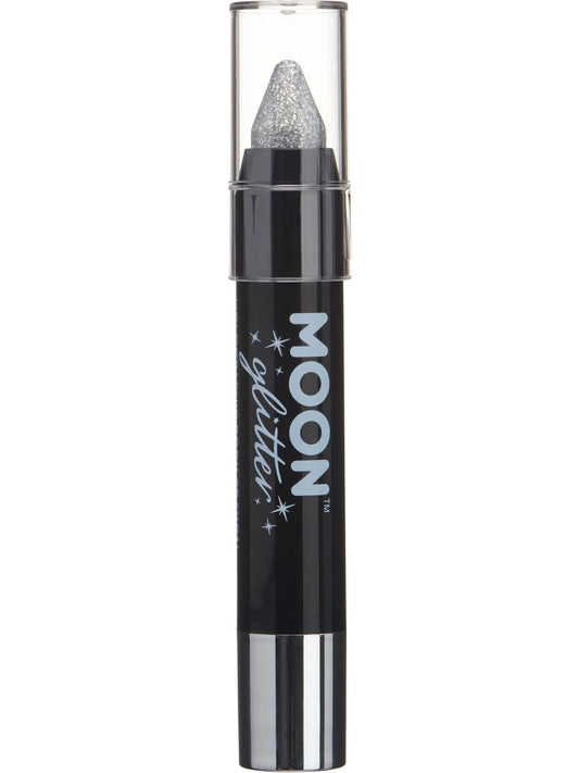 Moon Glitter Holographic Body Crayons - Silver