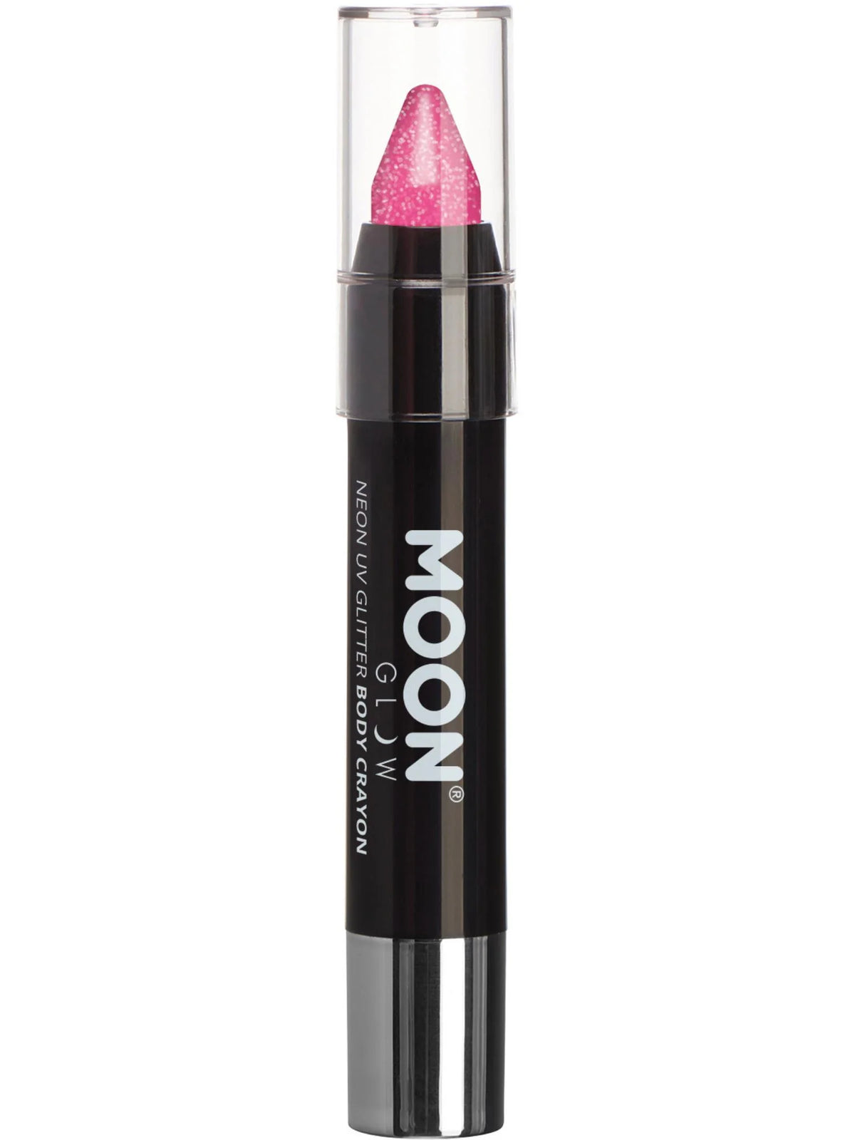 Moon Glow - Neon UV Glitter Body Crayons, Hot Pink
