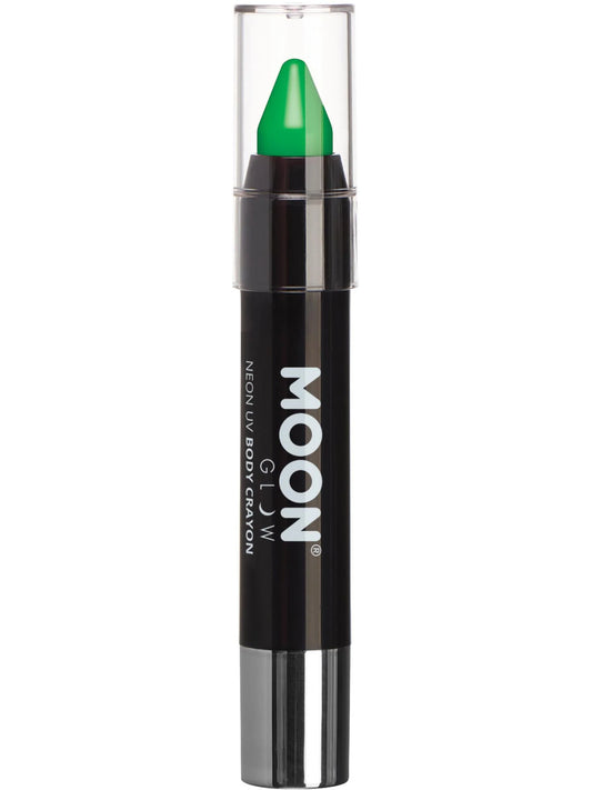 Moon Glow Intense Neon UV Body Crayons - Intense Green