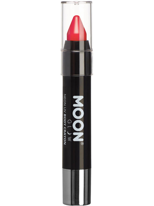 Moon Glow Intense Neon UV Body Crayons - Intense Red
