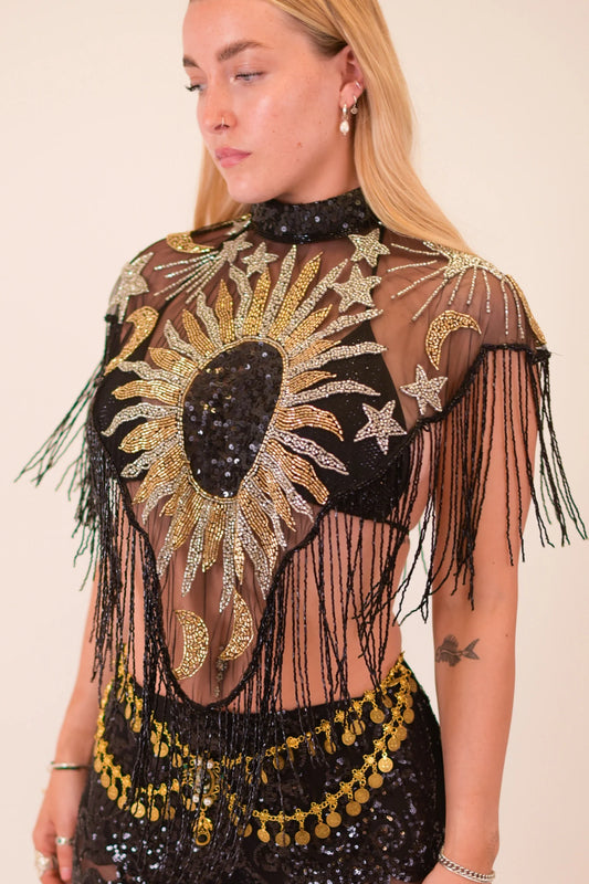 Phase Beaded Capelet