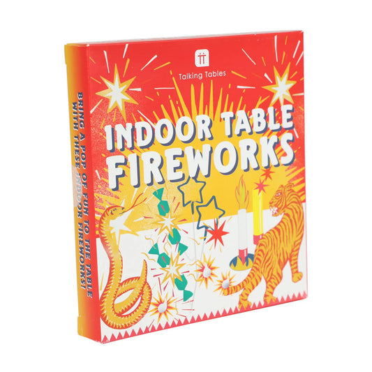 COMING SOON Retro Red Indoor Table Fireworks Set - IN STORE ONLY