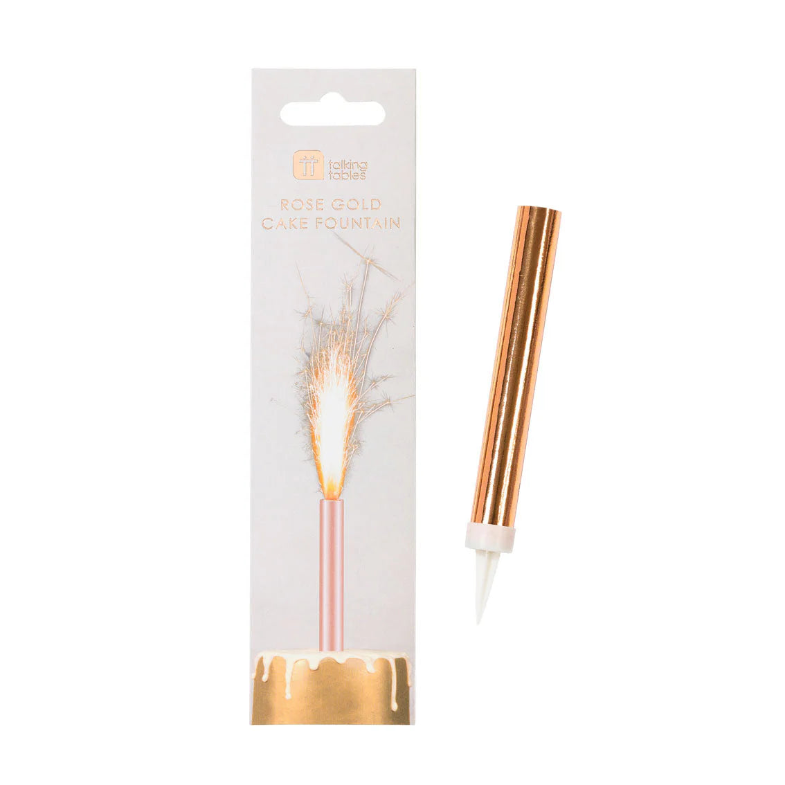 COMING SOON Rose Gold Cake Ice Fountain - IN STORE ONLY