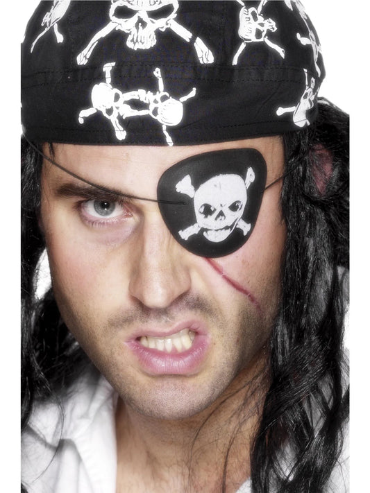 Pirate Eyepatch - Black & White